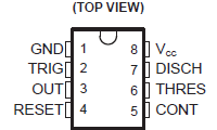 555 Timer Pin Configuration