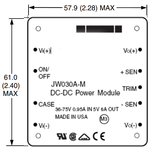 DC DC Converter Pin Out Diagram
