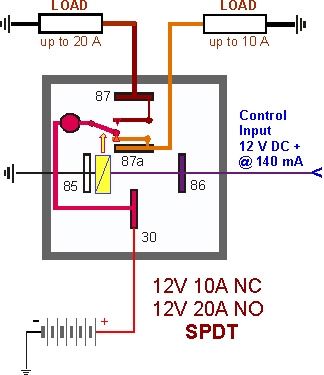 Relay Switch Circuit Diagram