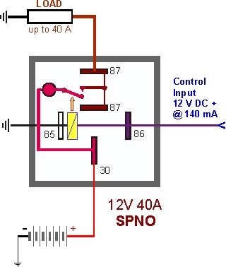 Relay Switch Circuit Diagram