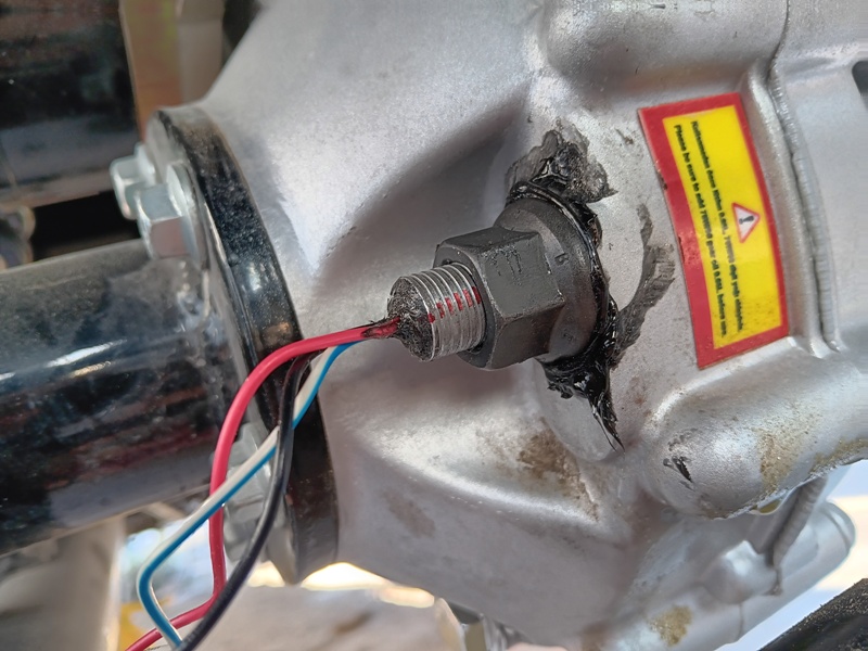 Vehicle Speed Sensor Installed